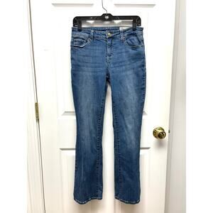 Cosmic Blue Love Jeans, Boot Cut, Medium Wash, Mid to High Rise, Women's Size 27